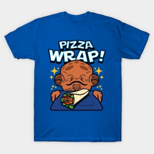 Funny Pizza Loving Cute Alien Meme T-Shirt